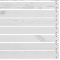 Divano Angolare da Giardino Bianco in Legno Massello di Pino cod mxl 39541