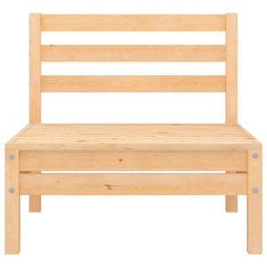 Divano Centrale da Giardino in Legno Massello di Pino 806572