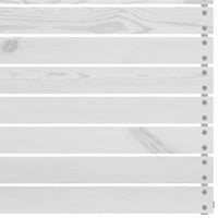 Divano Centrale da Giardino Bianco in Legno Massello di Pino 806573