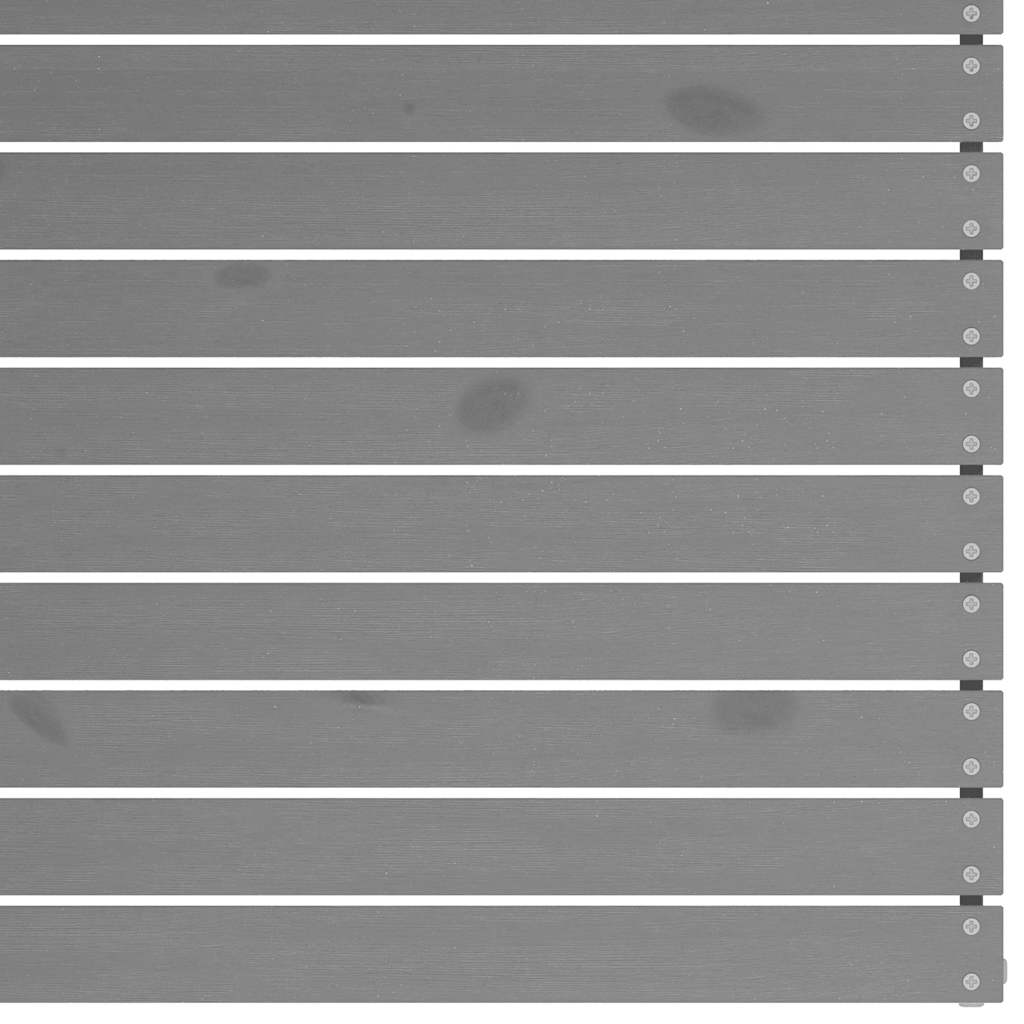 Divani Angolari da Giardino 2 pz Grigi in Massello di Pino 806584