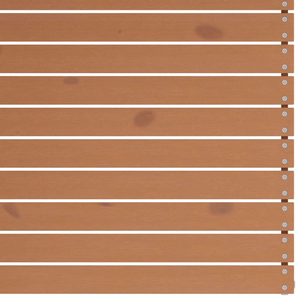 Divani da giardino centrali 4 pezzi in legno massello di pino marrone miele 02_0013305