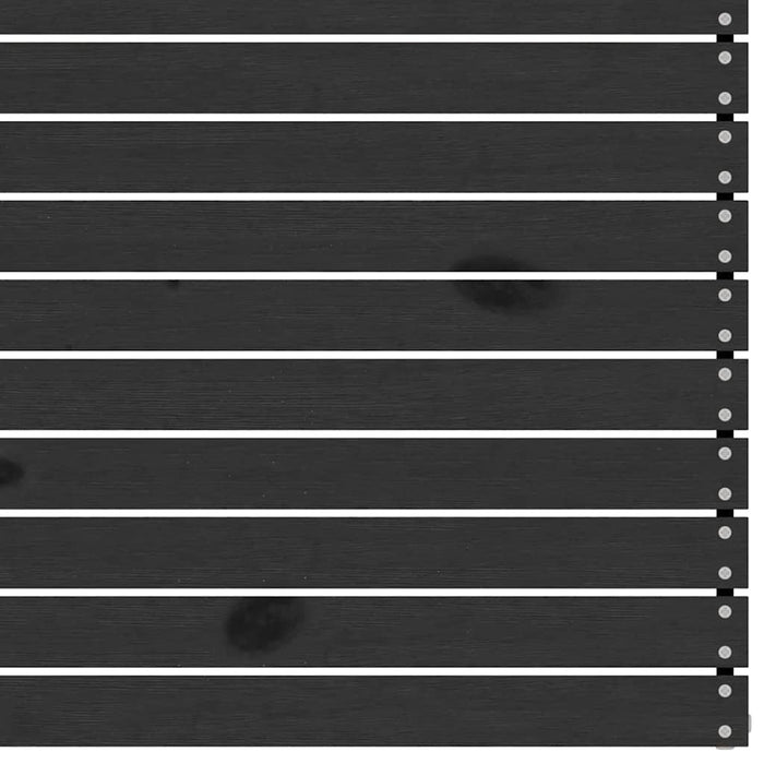 Divani Centrali Giardino 4 pz in Massello di Pino Nero 806596