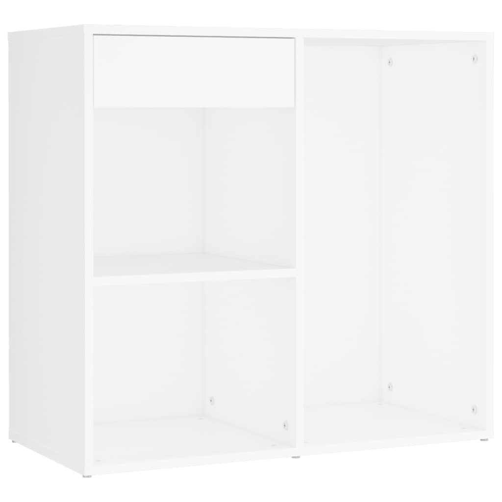 Toeletta con LED e Armadietto Bianco in Legno Multistrato 3082017