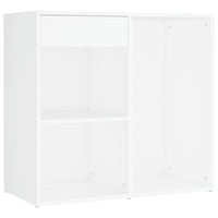 Toeletta con LED e Armadietto Bianco in Legno Multistrato 3082017