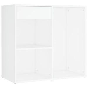 Toeletta con LED e Armadietto Bianco in Legno Multistrato 3082017