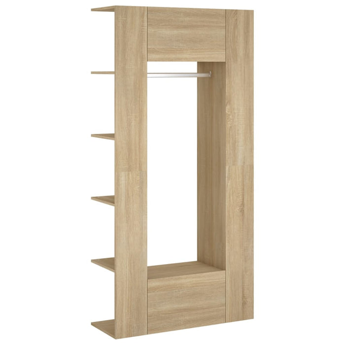 Mobili da Corridoio 2 pz Rovere Sonoma in Legno Multistrato 3082038