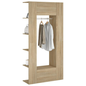 Mobili da Corridoio 2 pz Rovere Sonoma in Legno Multistrato 3082038