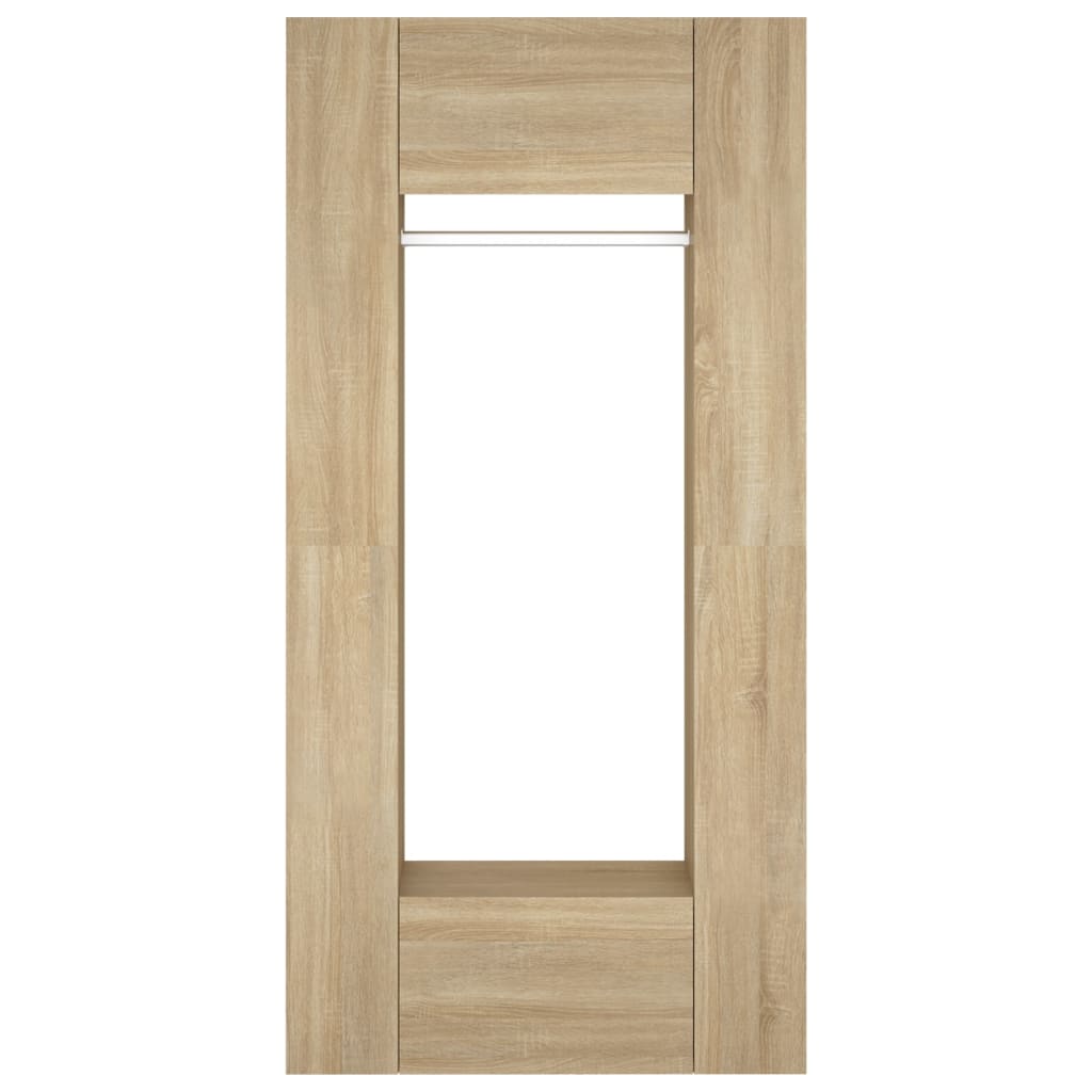 Mobili da Corridoio 2 pz Rovere Sonoma in Legno Multistrato 3082038