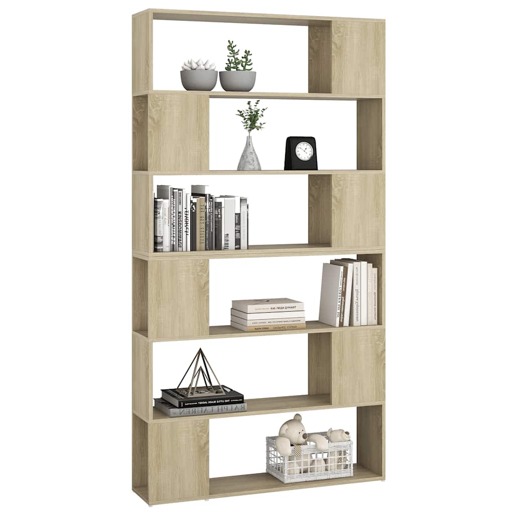 Libreria/Divisorio Rovere Sonoma 100x24x188 cm cod mxl 8236