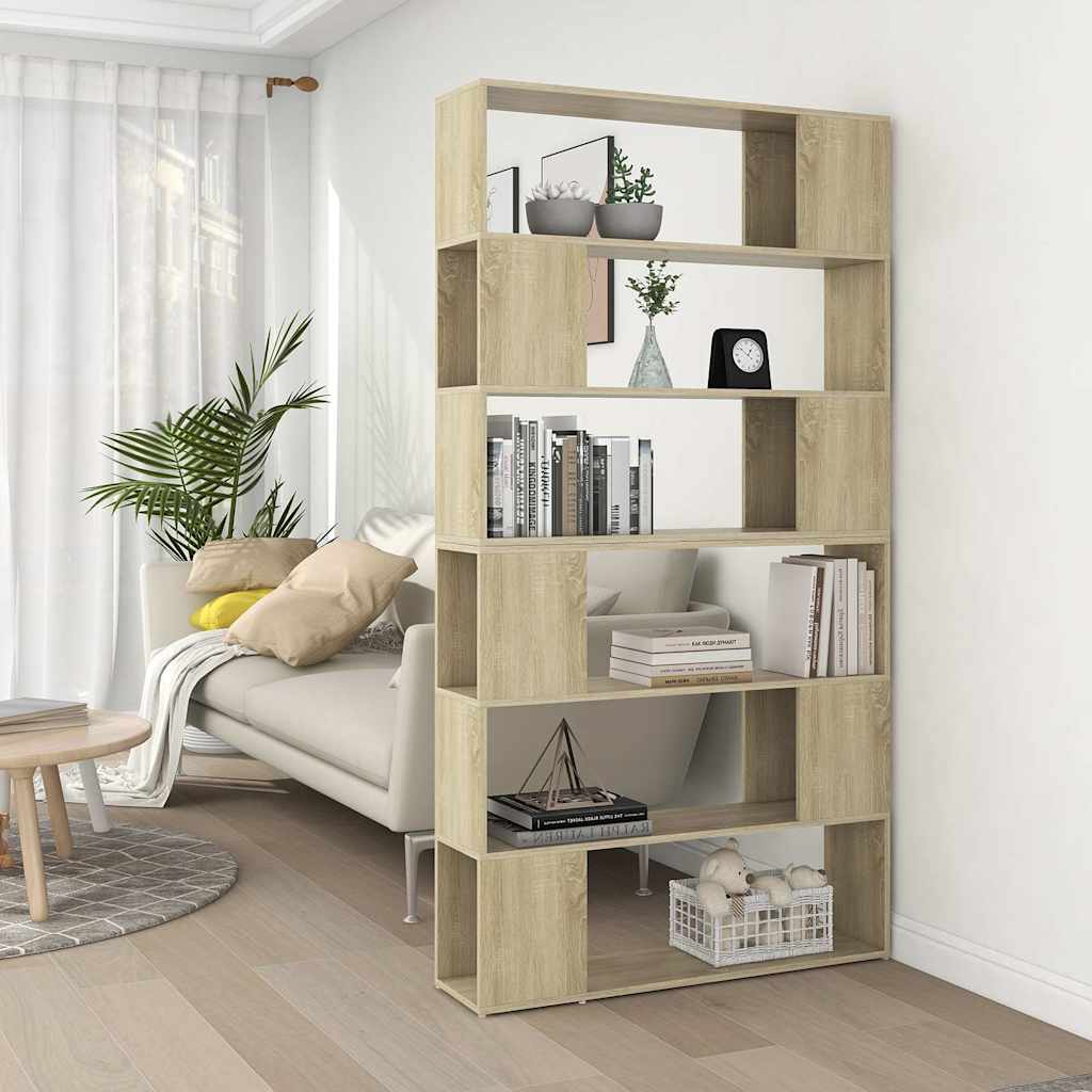 Libreria/Divisorio Rovere Sonoma 100x24x188 cm cod mxl 8236