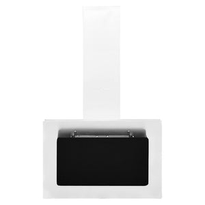 Cappa a Parete 60 cm in Acciaio Inox e Vetro Temperato Argento 51661