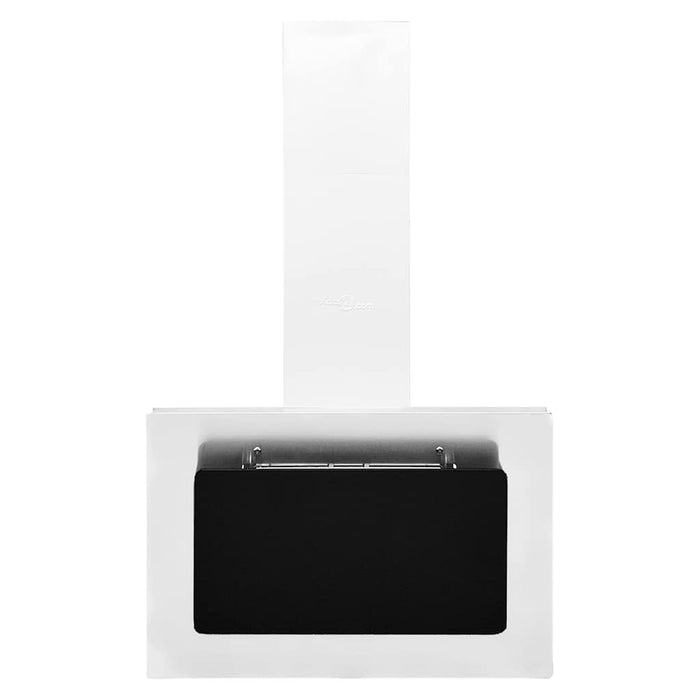 Cappa a Parete 60 cm in Acciaio Inox e Vetro Temperato Argento 51661