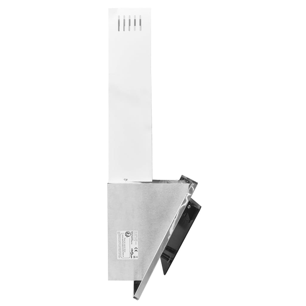 Cappa parete 60 x 31 x (78-108) cm acciaio inox e vetro temperato silver 02_0005871