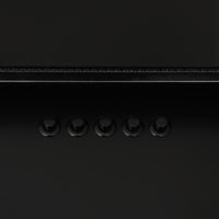 Cappa a Parete 60 cm in Acciaio Inox e Vetro Temperato Nero