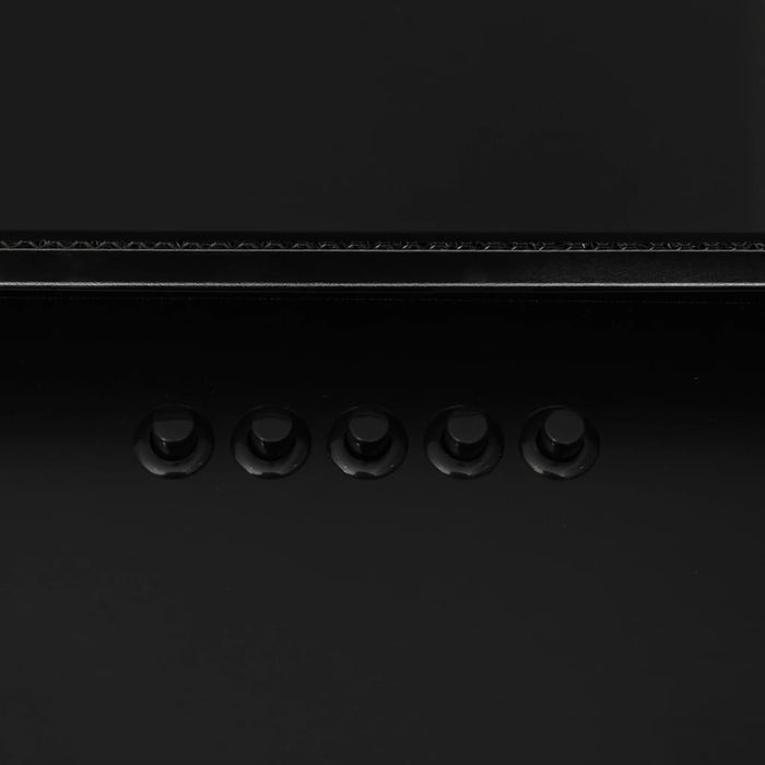 Cappa a Parete 60 cm in Acciaio Inox e Vetro Temperato Nero 51662