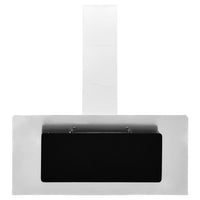 Cappa parete 90 cm acciaio inox e vetro temperato argento 02_0005858