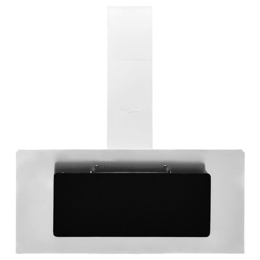 Cappa parete 90 cm acciaio inox e vetro temperato argento 02_0005858