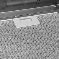 Cappa parete 90 cm acciaio inox e vetro temperato argento 02_0005858