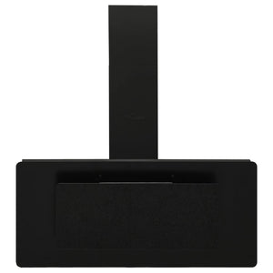 Cappa parete 90 cm acciaio inox e vetro temperato nero 02_0005888