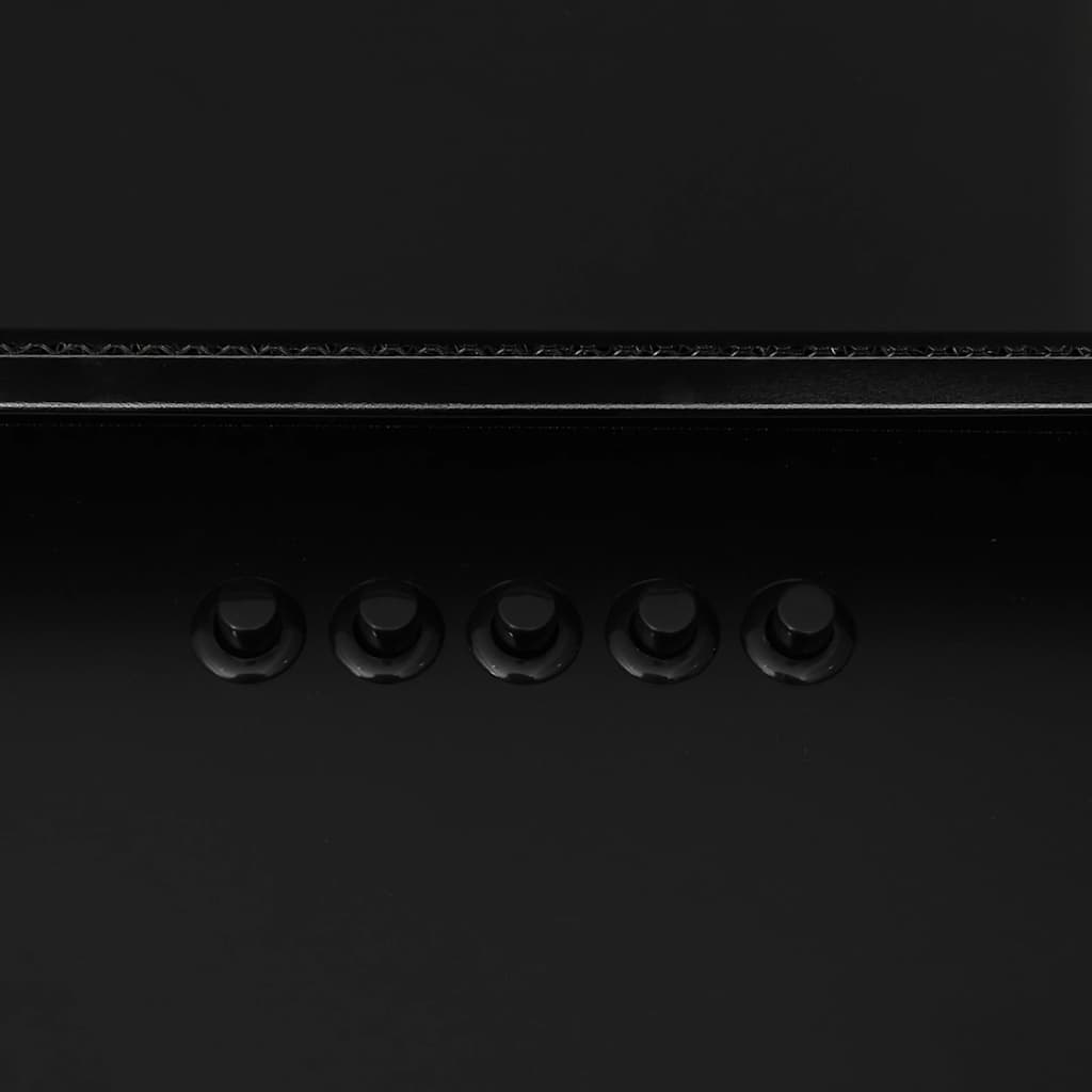 Cappa a Parete 90 cm in Acciaio Inox e Vetro Temperato Nero cod mxl 20641