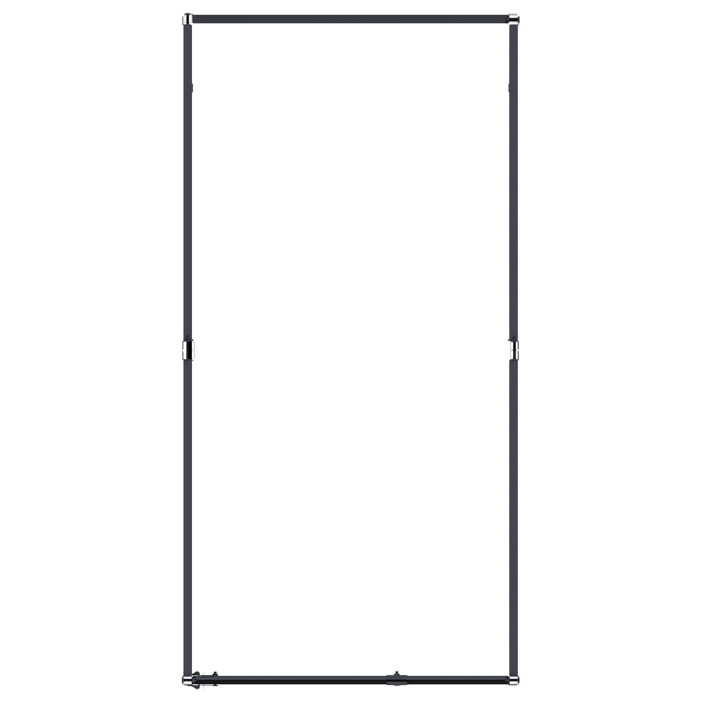 Cuccia gabbia per animali da esterno pac per cani in acciaio 1,84 m² nero 02_0041776