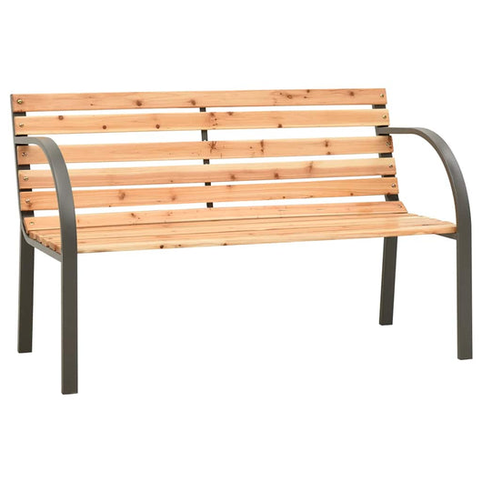 Panca da Giardino Doppia 81 cm in Legno di Abete Cinese 317119
