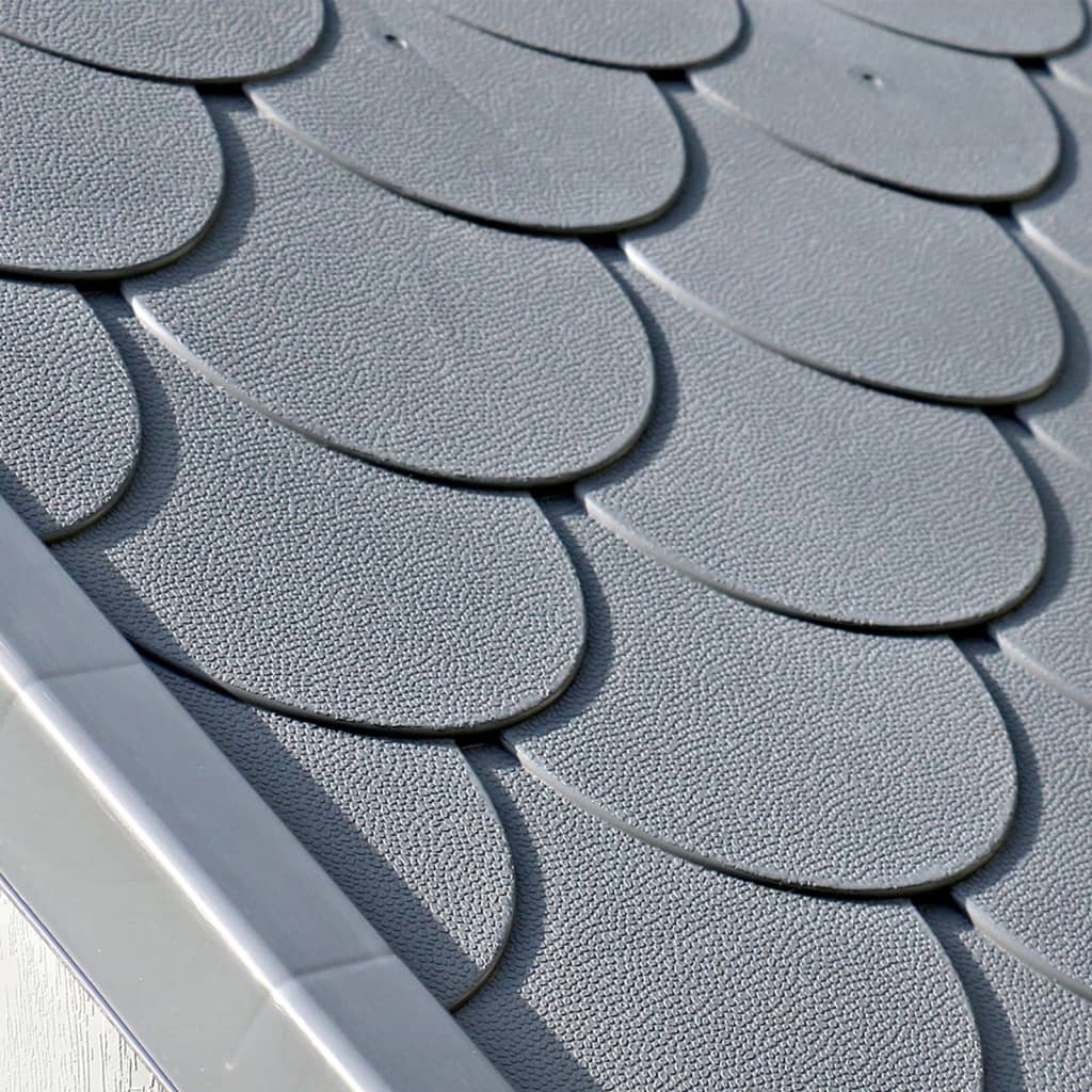 Cuccia per Cani Grigia 92x87x91 cm in Plastica 337894