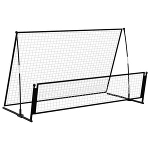 Porta da Calcio a Rimbalzo 2 in 1 202x104x120 cm in Acciaio cod mxl 55939