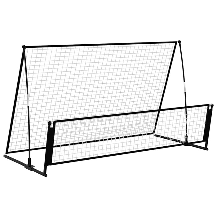 Porta da Calcio a Rimbalzo 2 in 1 202x104x120 cm in Acciaio 93373