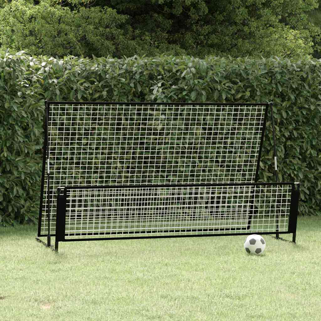 Porta da Calcio a Rimbalzo 2 in 1 202x104x120 cm in Acciaio cod mxl 55939