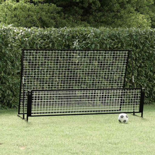 Porta da Calcio a Rimbalzo 2 in 1 202x104x120 cm in Acciaio cod mxl 55939