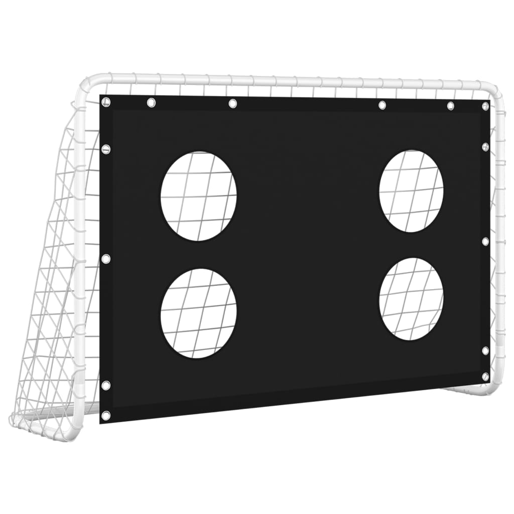 Rete da Allenamento per Porta da Calcio in Acciaio 184x61x122cm 93376