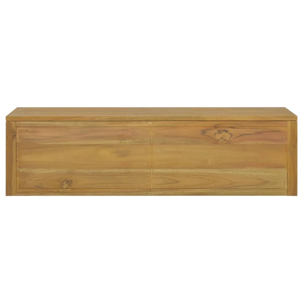 Mobile da Bagno a Parete 110x45x30 cm in Legno Massello di Teak 338228