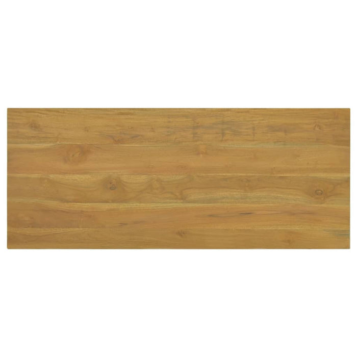 Mobile da Bagno a Parete 110x45x30 cm in Legno Massello di Teak cod mxl 50305