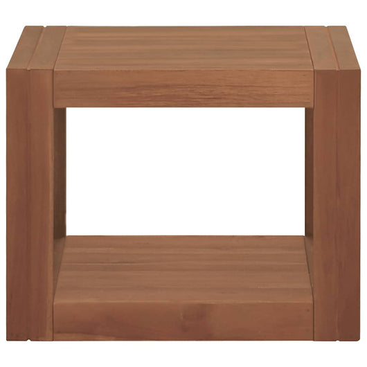 Mobile da Bagno a Parete 45x45x35 cm in Legno Massello di Teak 338233