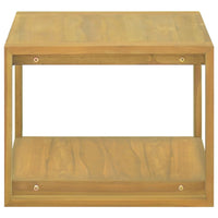 Mobile da Bagno a Parete 60x45x35 cm in Legno Massello di Teak 338234