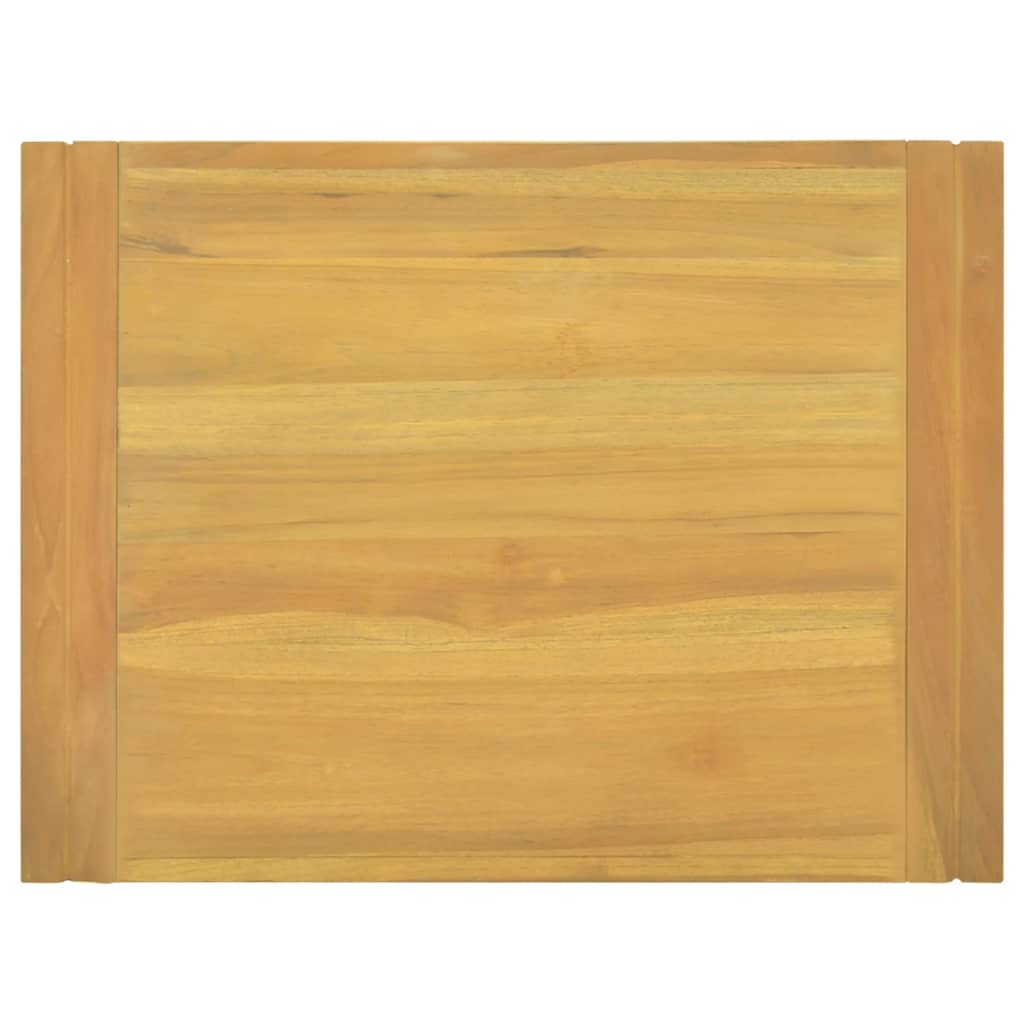 Mobile da Bagno a Parete 60x45x35 cm in Legno Massello di Teak 338234