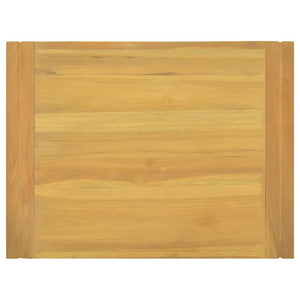 Mobile da Bagno a Parete 60x45x35 cm in Legno Massello di Teak 338234