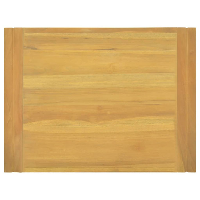 Mobile da Bagno a Parete 60x45x35 cm in Legno Massello di Teak 338234
