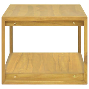 Mobile da Bagno a Parete 110x45x35 cm in Legno Massello di Teak 338236