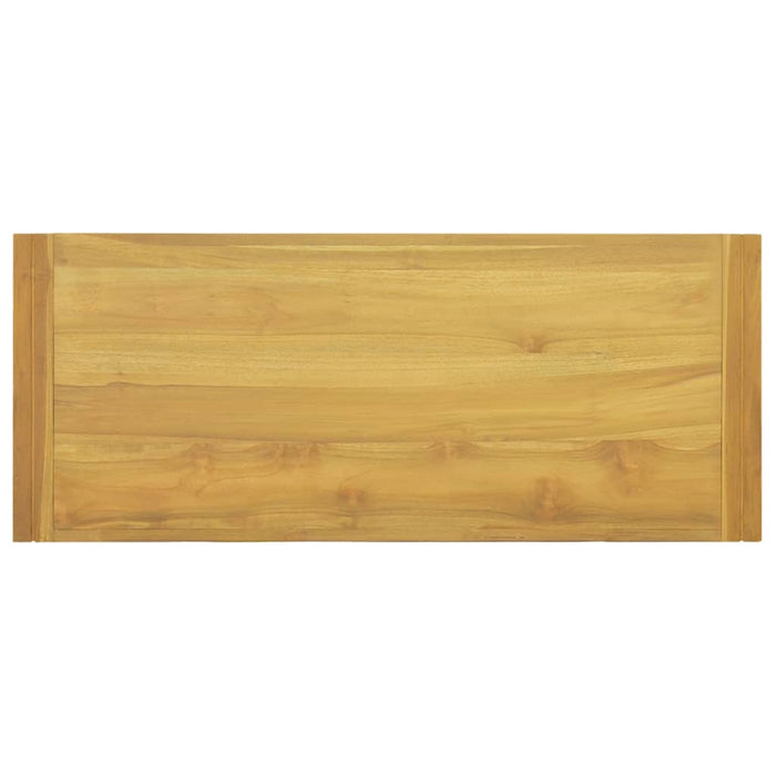 Mobile da Bagno a Parete 110x45x35 cm in Legno Massello di Teak 338236