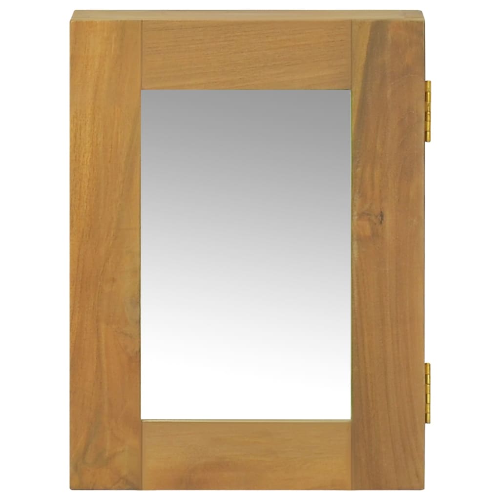 Mobile a Specchio 30x10x40 cm in Legno Massello di Teak 338241