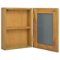 Mobile a Specchio 30x10x40 cm in Legno Massello di Teak 338241