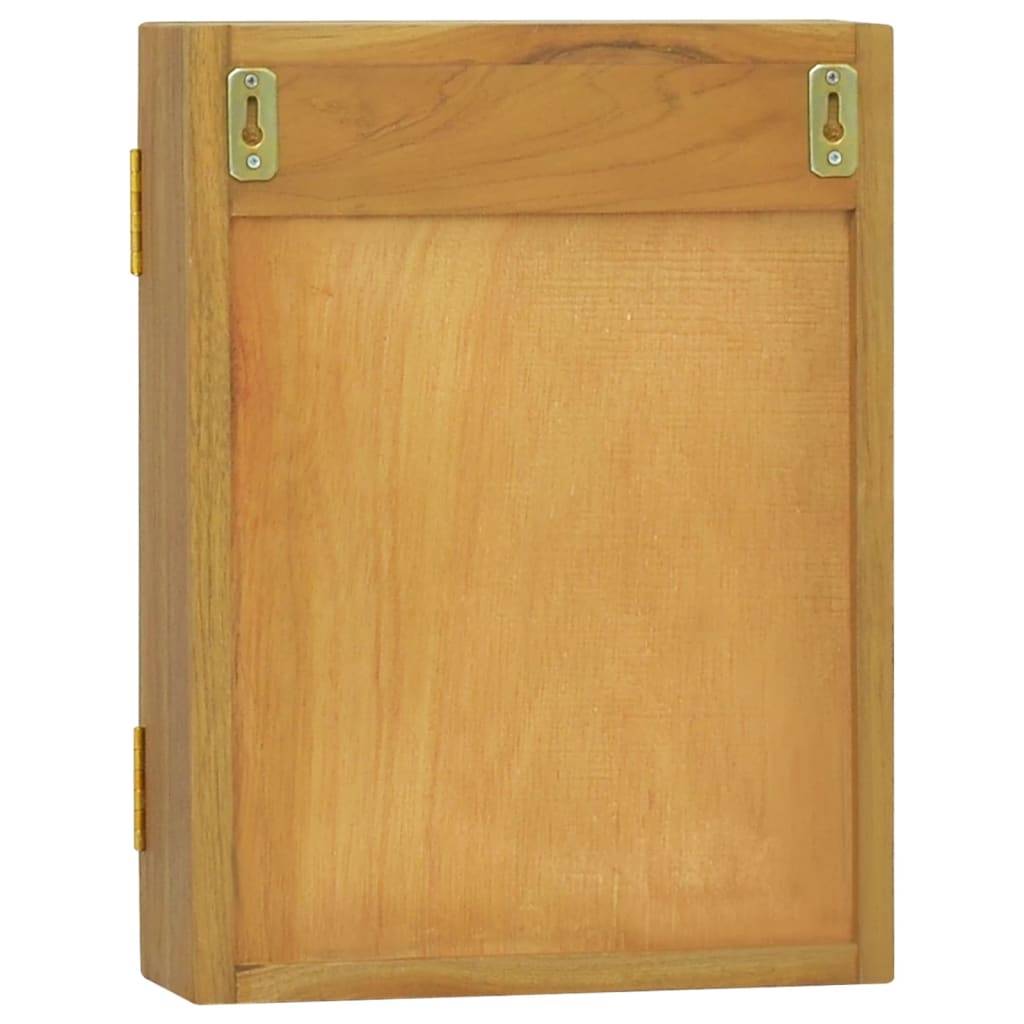 Mobile a Specchio 30x10x40 cm in Legno Massello di Teak 338241