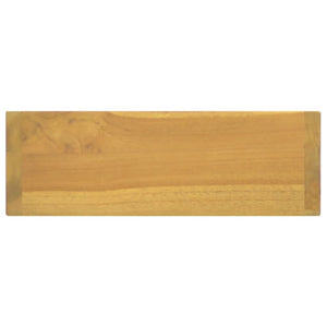 Mobile a Specchio-Specchiera-Specchio Decorativo 30x10x40 cm in Legno Massello di Teak