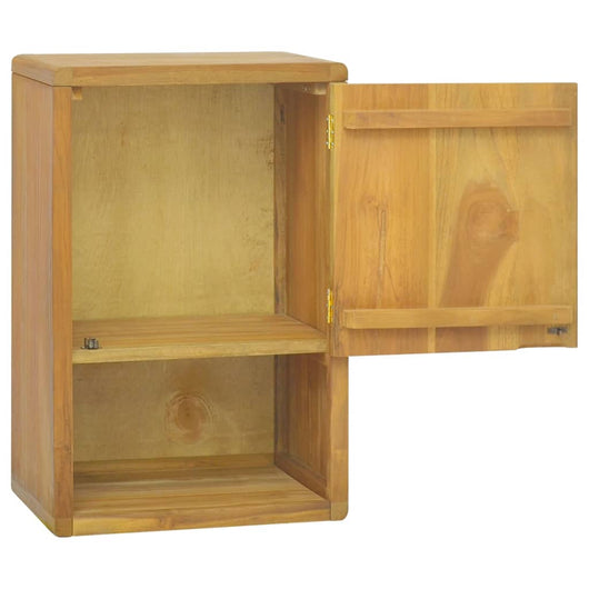 Mobile da Bagno a Parete 45x30x70 cm in Legno Massello di Teak 338245