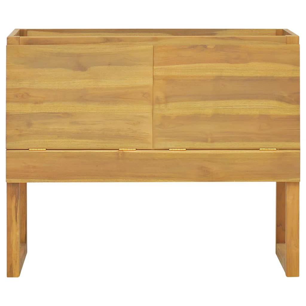 Mobile da Bagno 90x40x75,5 cm in Legno Massello di Teak 338248