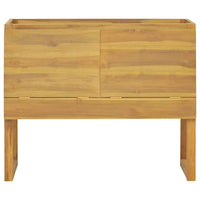 Mobile da Bagno 90x40x75,5 cm in Legno Massello di Teak 338248