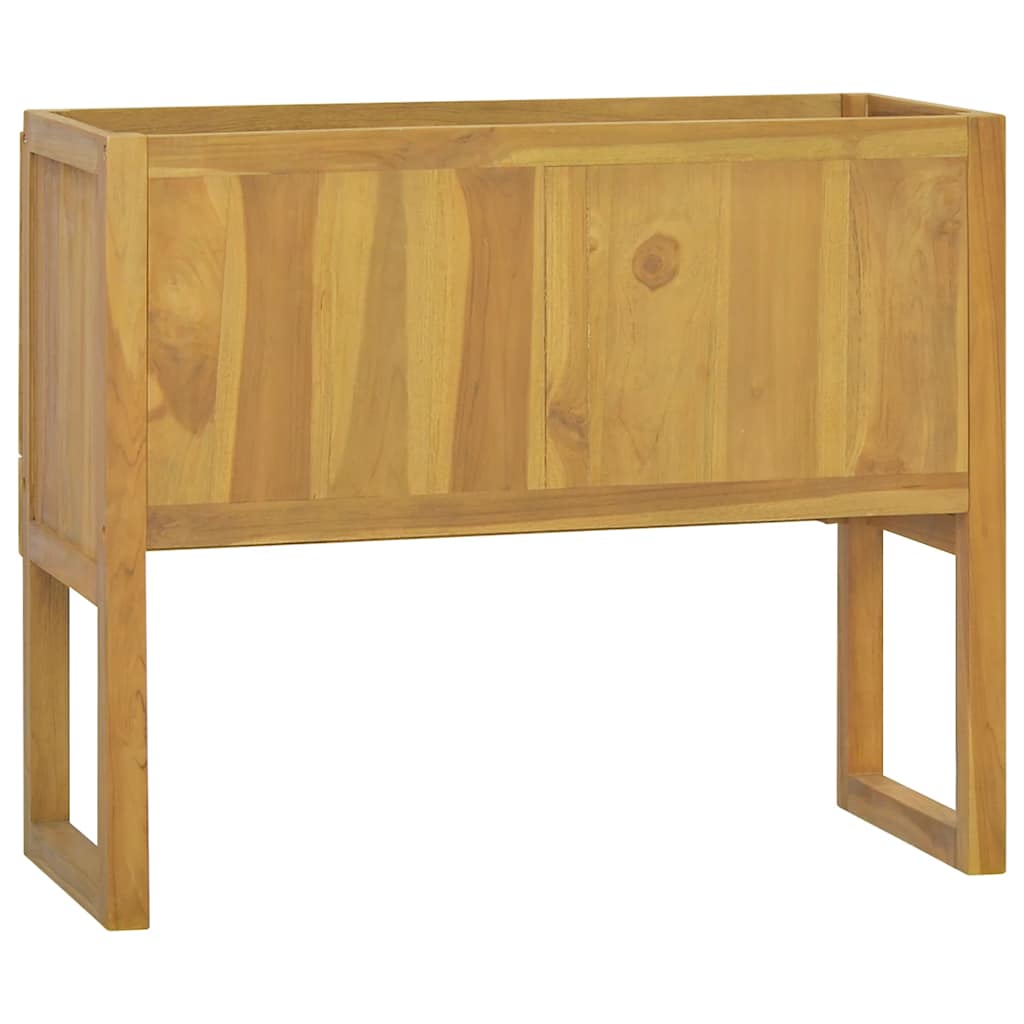 Mobile da Bagno 90x40x75,5 cm in Legno Massello di Teak 338248