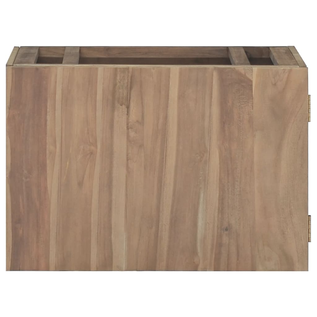 Mobile da Bagno a Parete 60x39x40 cm in Legno Massello di Teak 338253